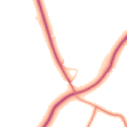 Daytime road noise heatmap for CV10 7QS