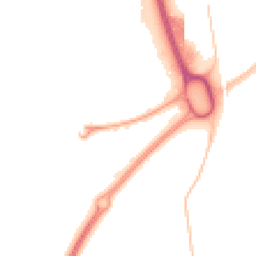 Night-time road noise heatmap for CV10 7SD