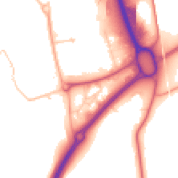 Daytime road noise heatmap for CV10 7SG