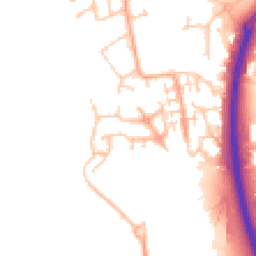 Daytime road noise heatmap for CV10 7SP