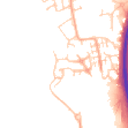 Daytime road noise heatmap for CV10 7SQ