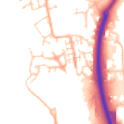 Daytime road noise heatmap for CV10 7SS