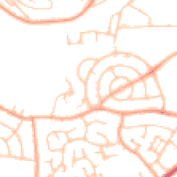 Daytime road noise heatmap for CV10 8AH