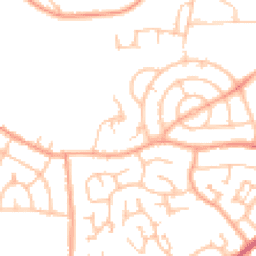 Daytime road noise heatmap for CV10 8AR