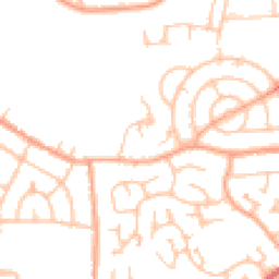 Daytime road noise heatmap for CV10 8AZ