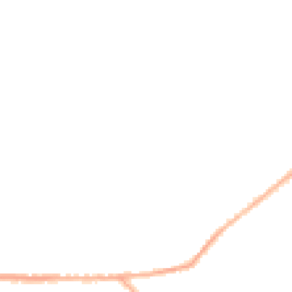 Night-time road noise heatmap for CV10 8BU