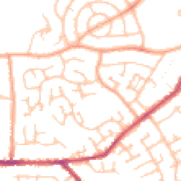 Daytime road noise heatmap for CV10 8EA