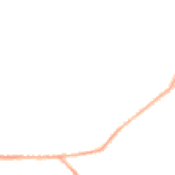 Night-time road noise heatmap for CV10 8EA