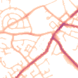 Daytime road noise heatmap for CV10 8EH