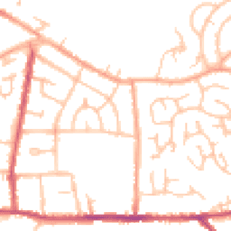 Daytime road noise heatmap for CV10 8HP