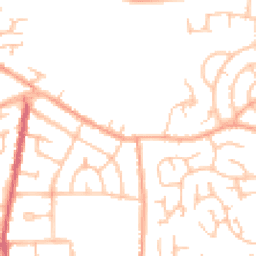 Daytime road noise heatmap for CV10 8QU