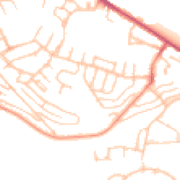 Daytime road noise heatmap for CV10 9AZ