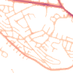 Daytime road noise heatmap for CV10 9DP