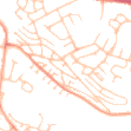 Daytime road noise heatmap for CV10 9GF