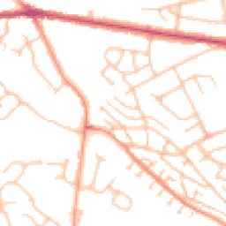 Daytime road noise heatmap for CV10 9HP