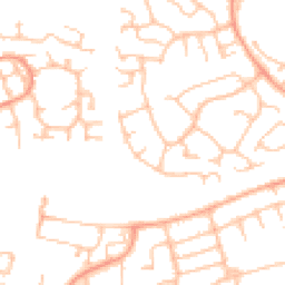 Daytime road noise heatmap for CV10 9JP