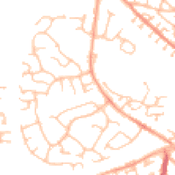 Daytime road noise heatmap for CV10 9JX