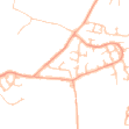 Daytime road noise heatmap for CV10 9NF