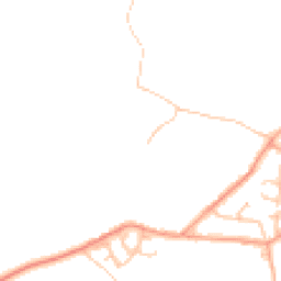 Daytime road noise heatmap for CV10 9PB