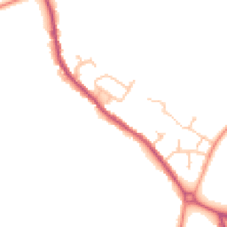 Daytime road noise heatmap for CV10 9PL