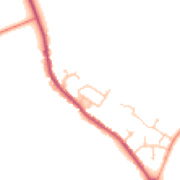 Daytime road noise heatmap for CV10 9PN