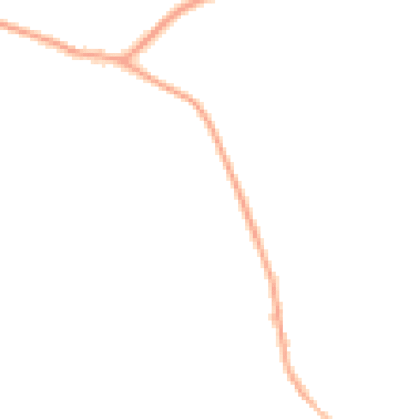 Night-time road noise heatmap for CV10 9PU