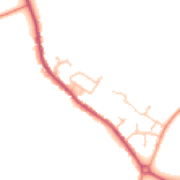 Daytime road noise heatmap for CV10 9PW