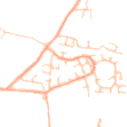 Daytime road noise heatmap for CV10 9QS