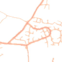 Daytime road noise heatmap for CV10 9QU