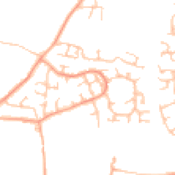 Daytime road noise heatmap for CV10 9RB
