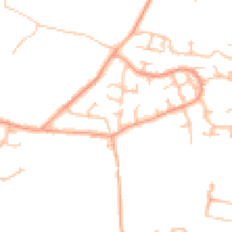 Daytime road noise heatmap for CV10 9RR