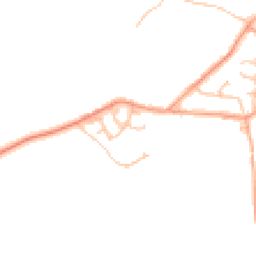 Daytime road noise heatmap for CV10 9RY