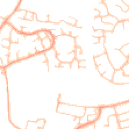 Daytime road noise heatmap for CV10 9SB