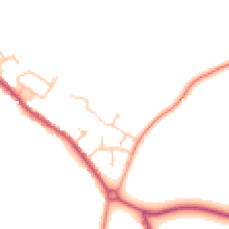 Daytime road noise heatmap for CV10 9TP