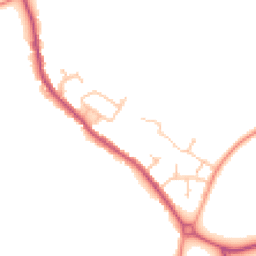 Daytime road noise heatmap for CV10 9TQ