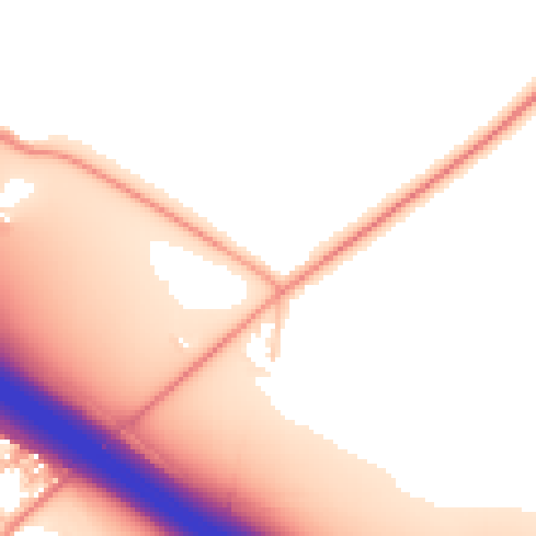 Daytime road noise heatmap for CV2 1AA