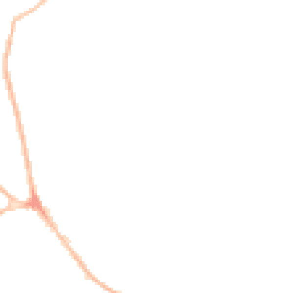 Night-time road noise heatmap for CV2 1BF