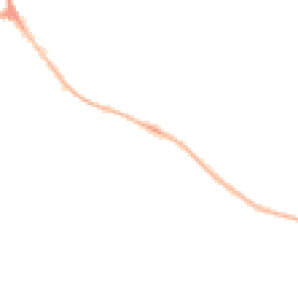 Night-time road noise heatmap for CV2 1BH