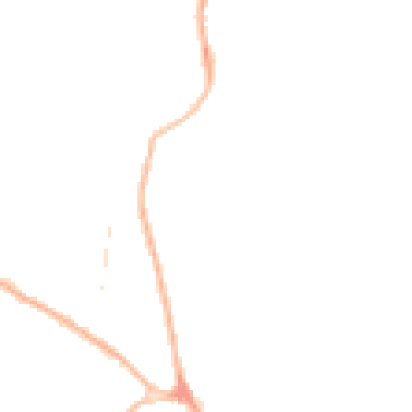 Night-time road noise heatmap for CV2 1LN
