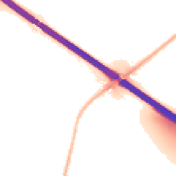 Night-time road noise heatmap for CV2 1NH