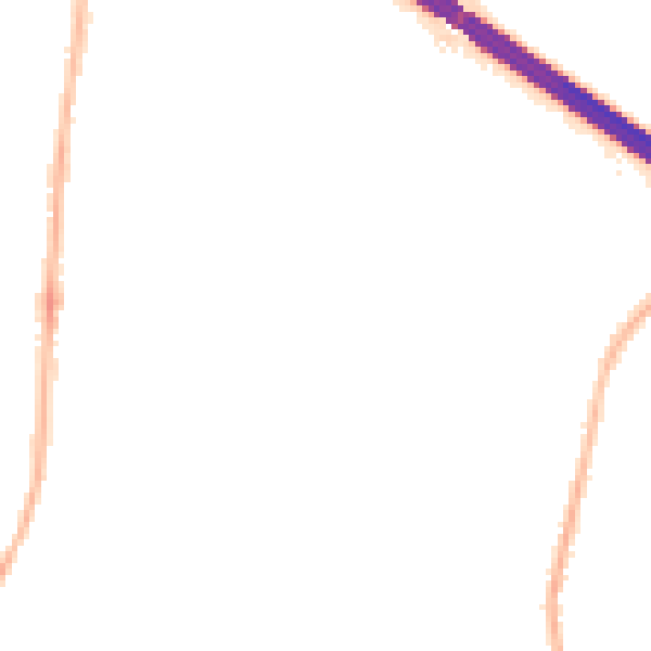 Night-time road noise heatmap for CV2 1RU