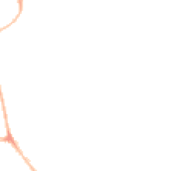 Night-time road noise heatmap for CV2 1UH
