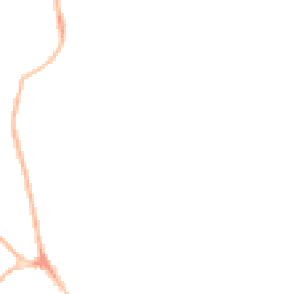 Night-time road noise heatmap for CV2 1UQ