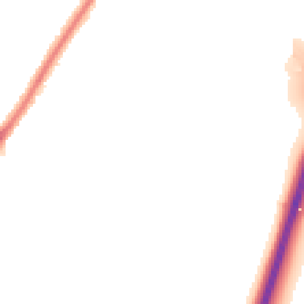 Night-time road noise heatmap for CV2 2BL
