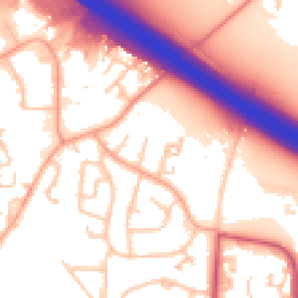 Daytime road noise heatmap for CV2 2GD