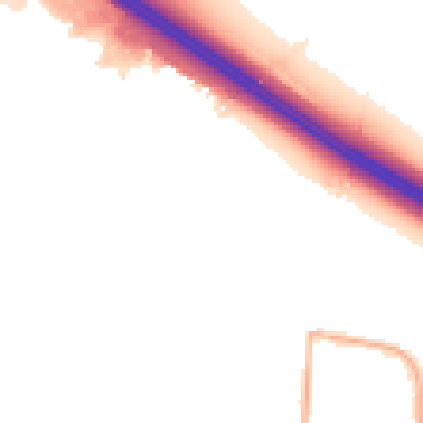 Night-time road noise heatmap for CV2 2GD