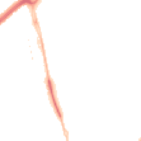 Night-time road noise heatmap for CV2 2JD