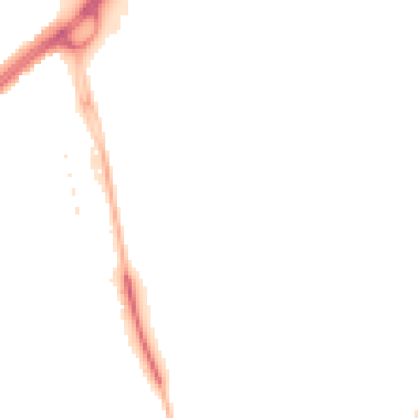 Night-time road noise heatmap for CV2 2JH