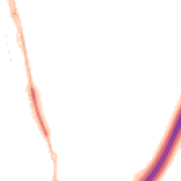 Night-time road noise heatmap for CV2 2JN