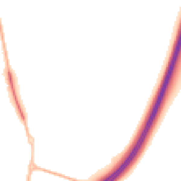 Night-time road noise heatmap for CV2 2JZ